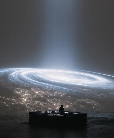 Cosmic Observer — Space Print