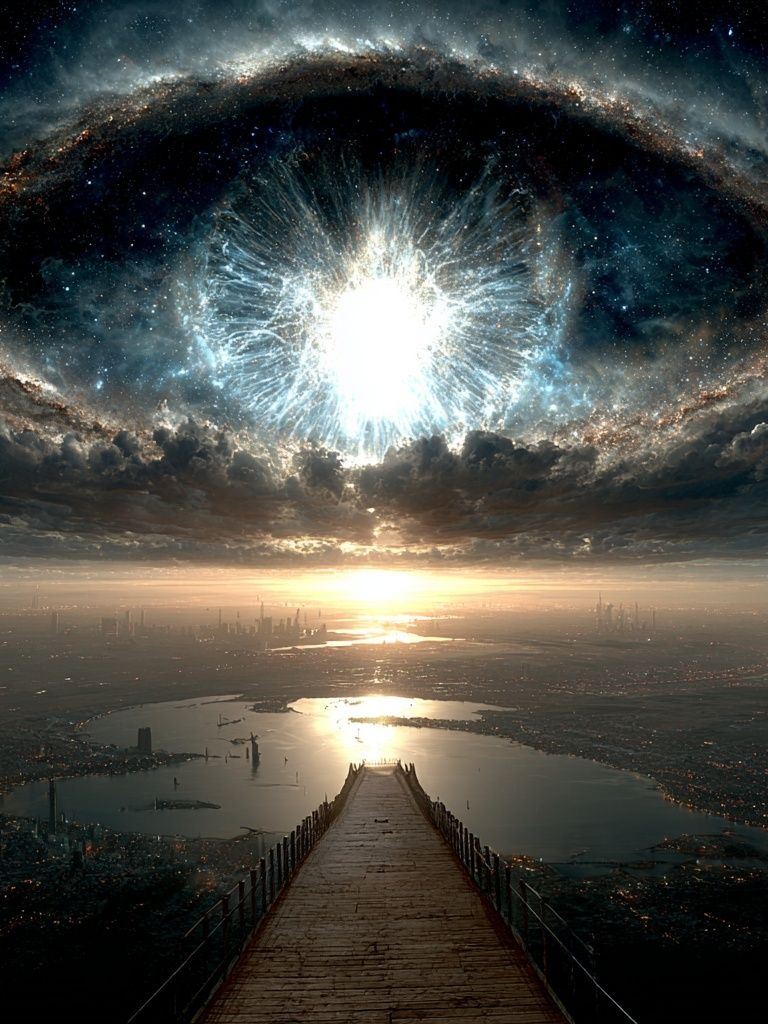 Cosmic Eye — Space Art Print. poster detail