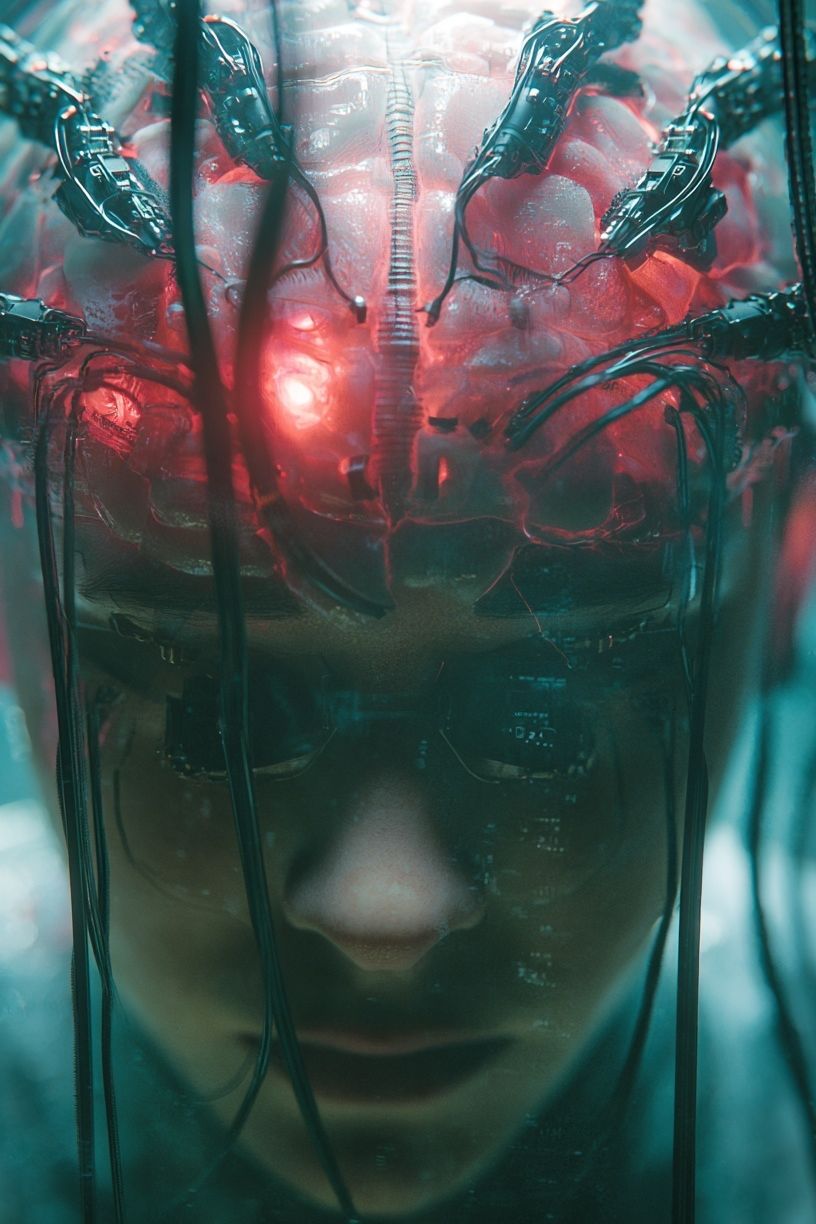 Cybernetic Brain — Sci-Fi Print. poster detail