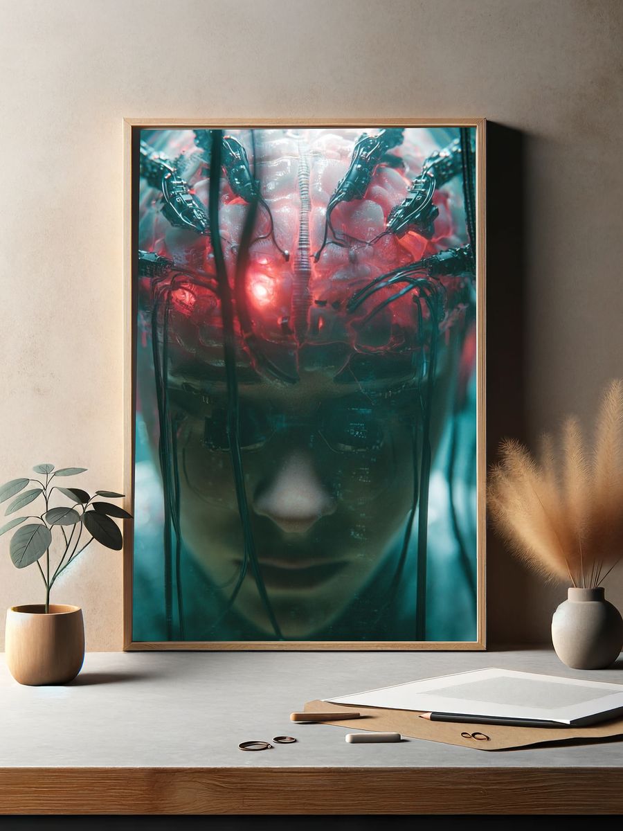 Cybernetic Brain — Sci-Fi Print. — room view 2