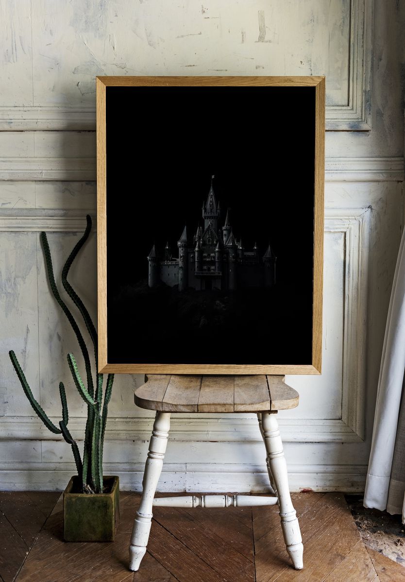 Dark Castle — Fine Art Print. — room view 1