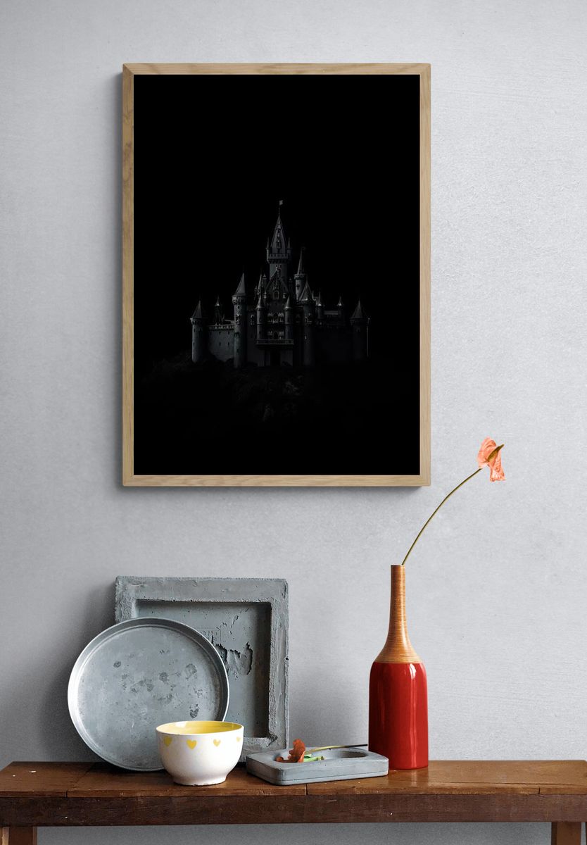Dark Castle — Fine Art Print. — room view 3