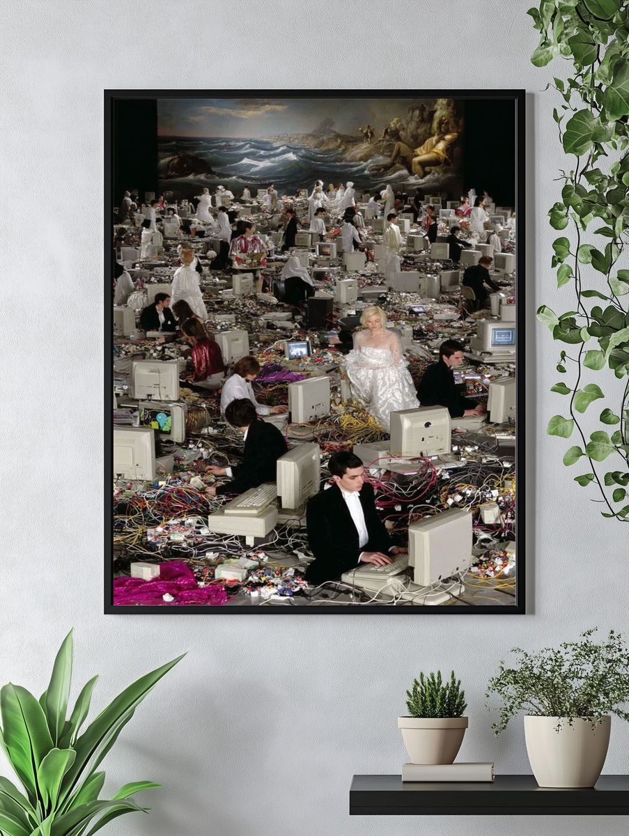 Digital Chaos — Fine Art Print. — room view 4