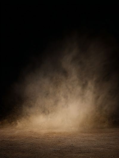 Desert Dust Cloud Photography Poster. poster