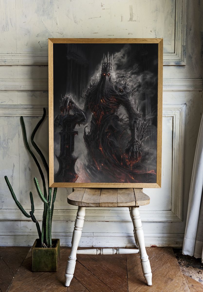 Dark Fantasy King Poster. — room view 1