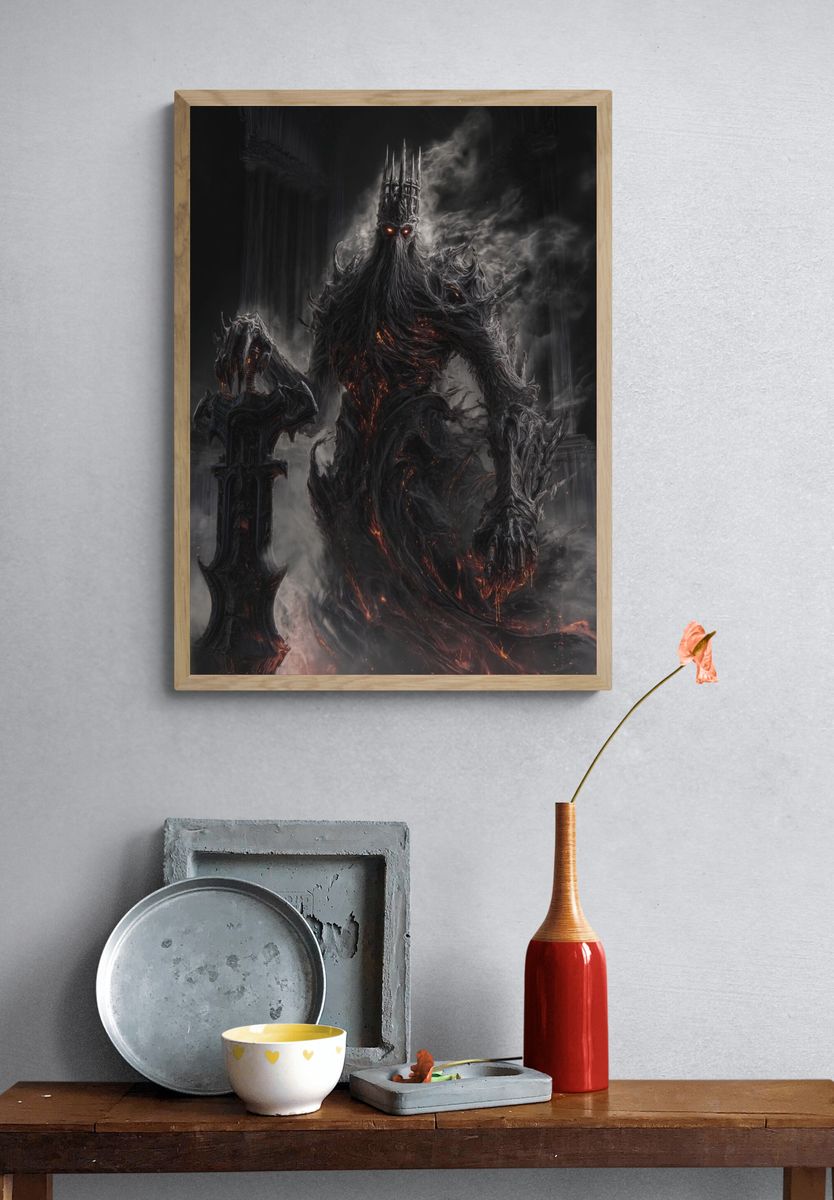 Dark Fantasy King Poster. — room view 3