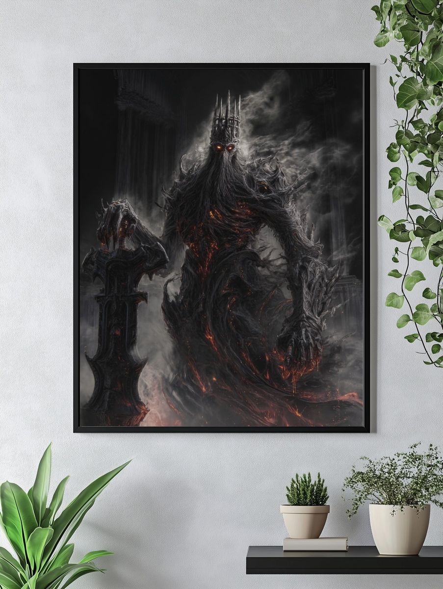 Dark Fantasy King Poster. — room view 4