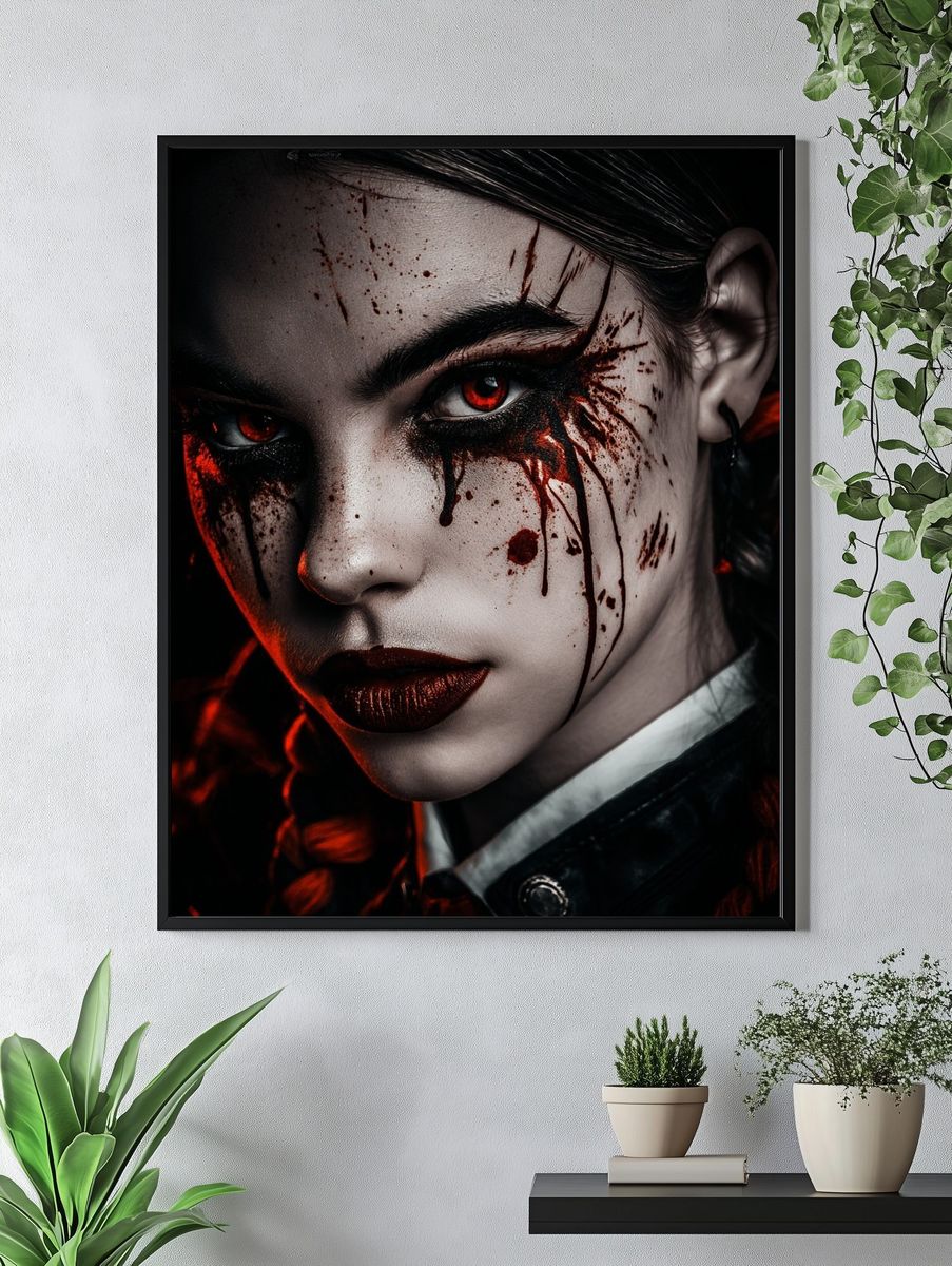 Dark Fantasy Portrait Poster. — room view 4
