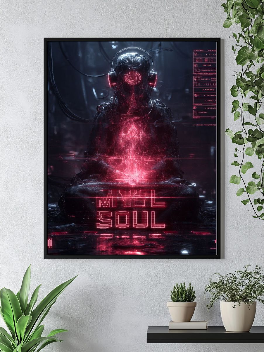 My Soul — Digital Art Print. — room view 4