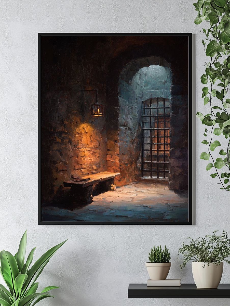 Mysterious Dungeon — Fine Art Print. — room view 4