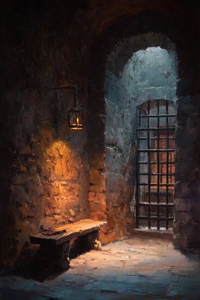 Mysterious Dungeon — Fine Art Print. poster