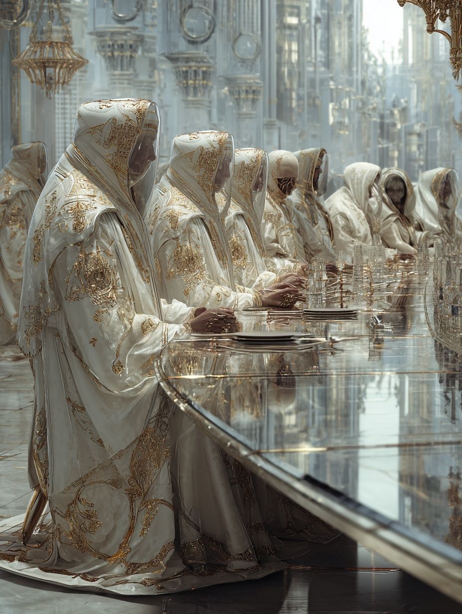 Divine Gathering — Fine Art Print. poster — fine-art art