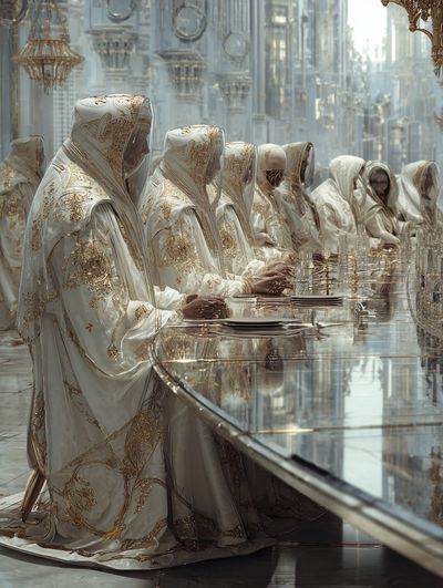 Divine Gathering — Fine Art Print. poster
