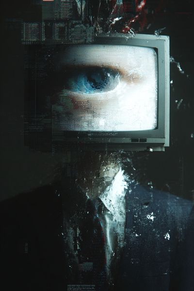 Digital Eye — Surrealism Print. poster