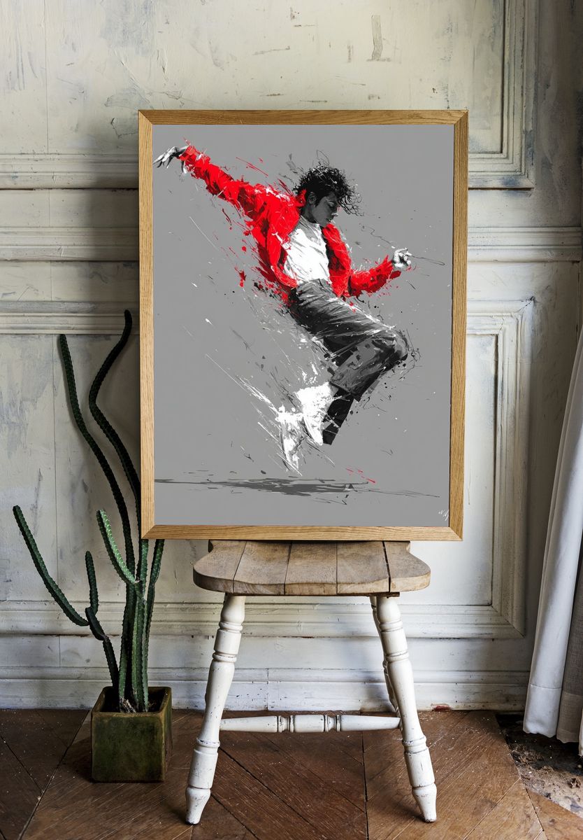 Dancing Icon — Pop Art Print. — room view 1