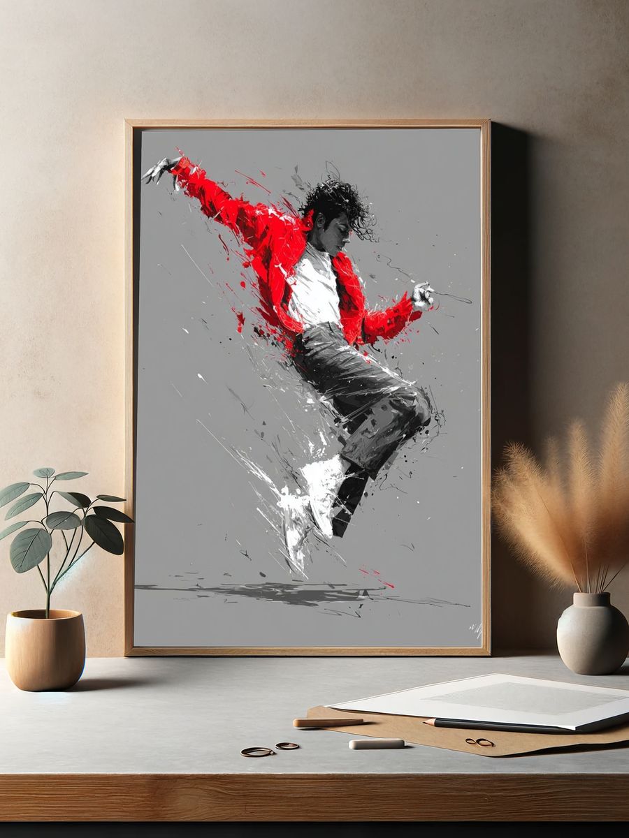 Dancing Icon — Pop Art Print. — room view 2