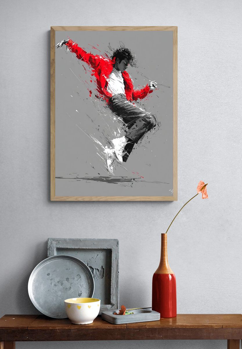 Dancing Icon — Pop Art Print. — room view 3