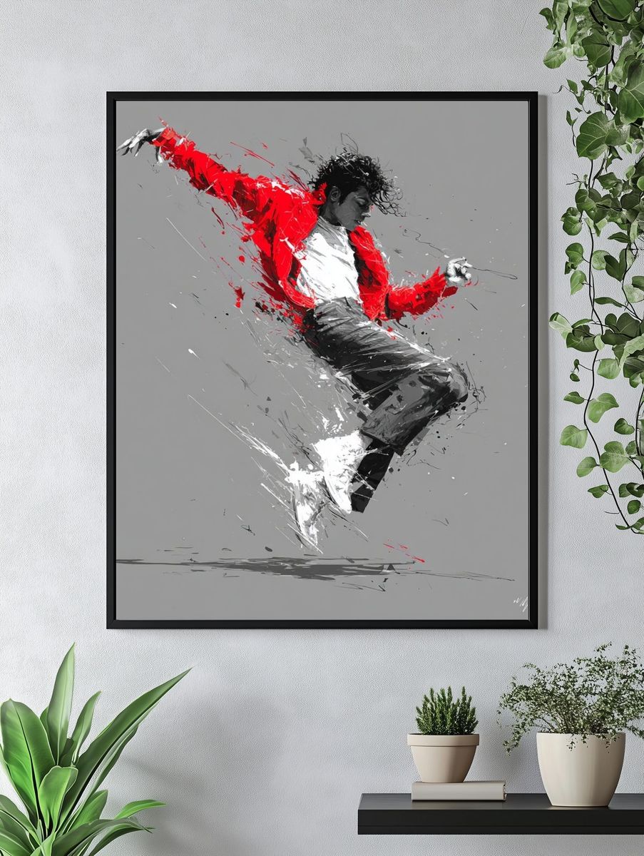 Dancing Icon — Pop Art Print. — room view 4
