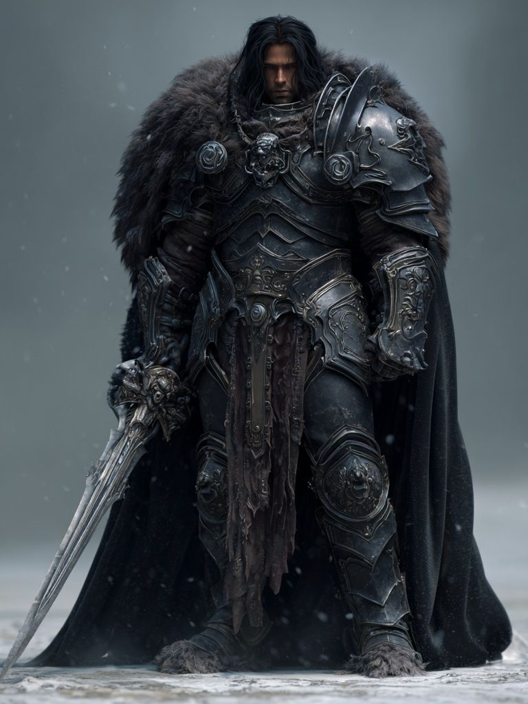 Dark Knight Warrior — Fantasy Print. poster detail