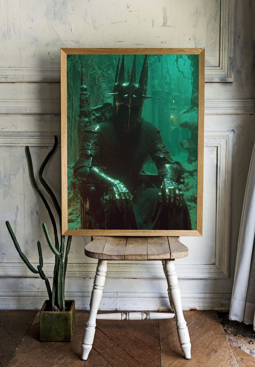 Dark Lord Throne — Fantasy Print. — room view 1