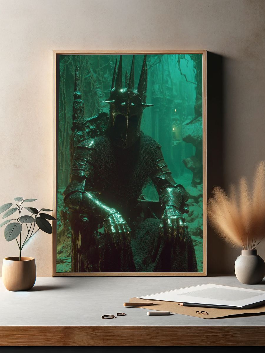 Dark Lord Throne — Fantasy Print. — room view 2