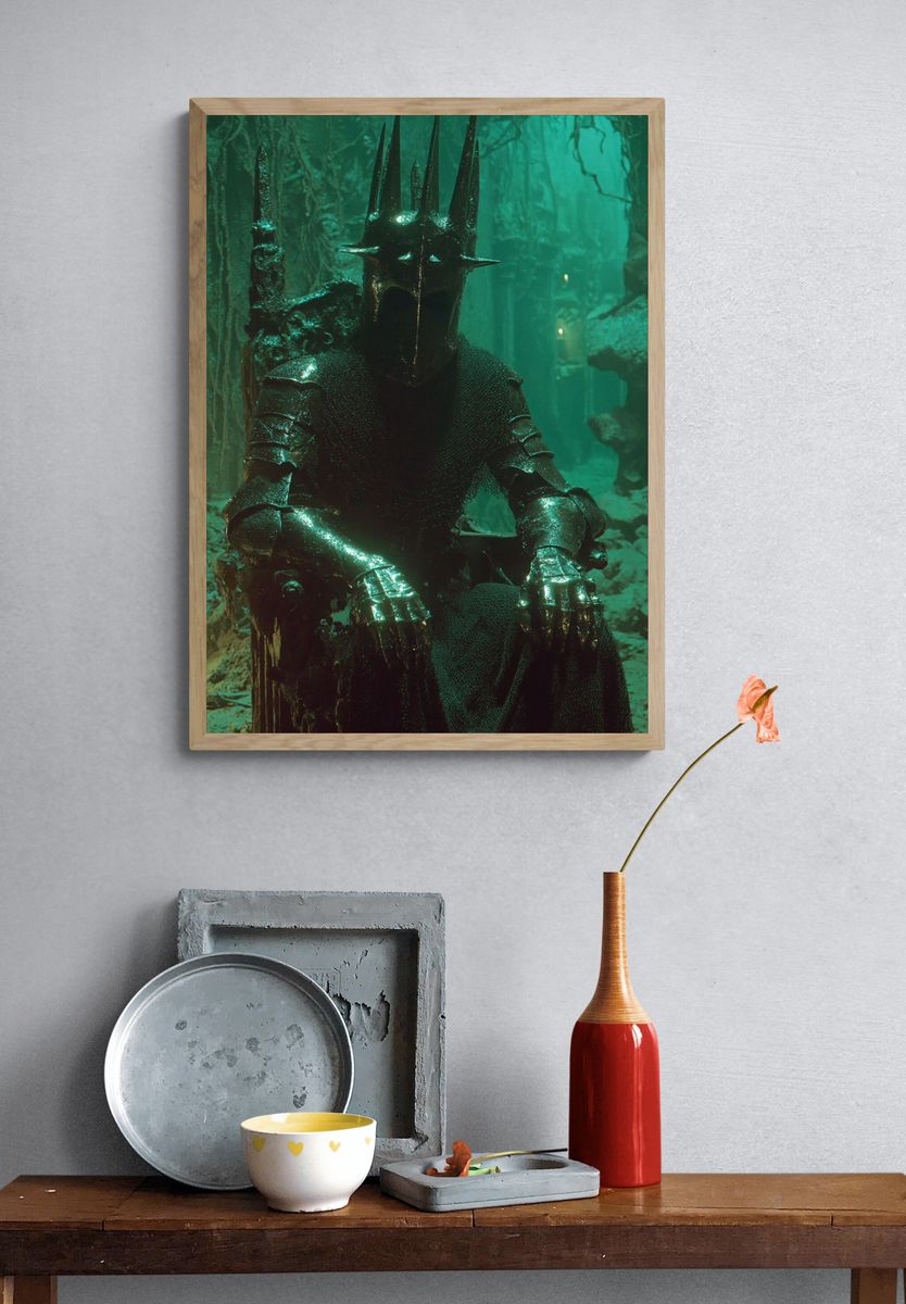 Dark Lord Throne — Fantasy Print. — room view 3