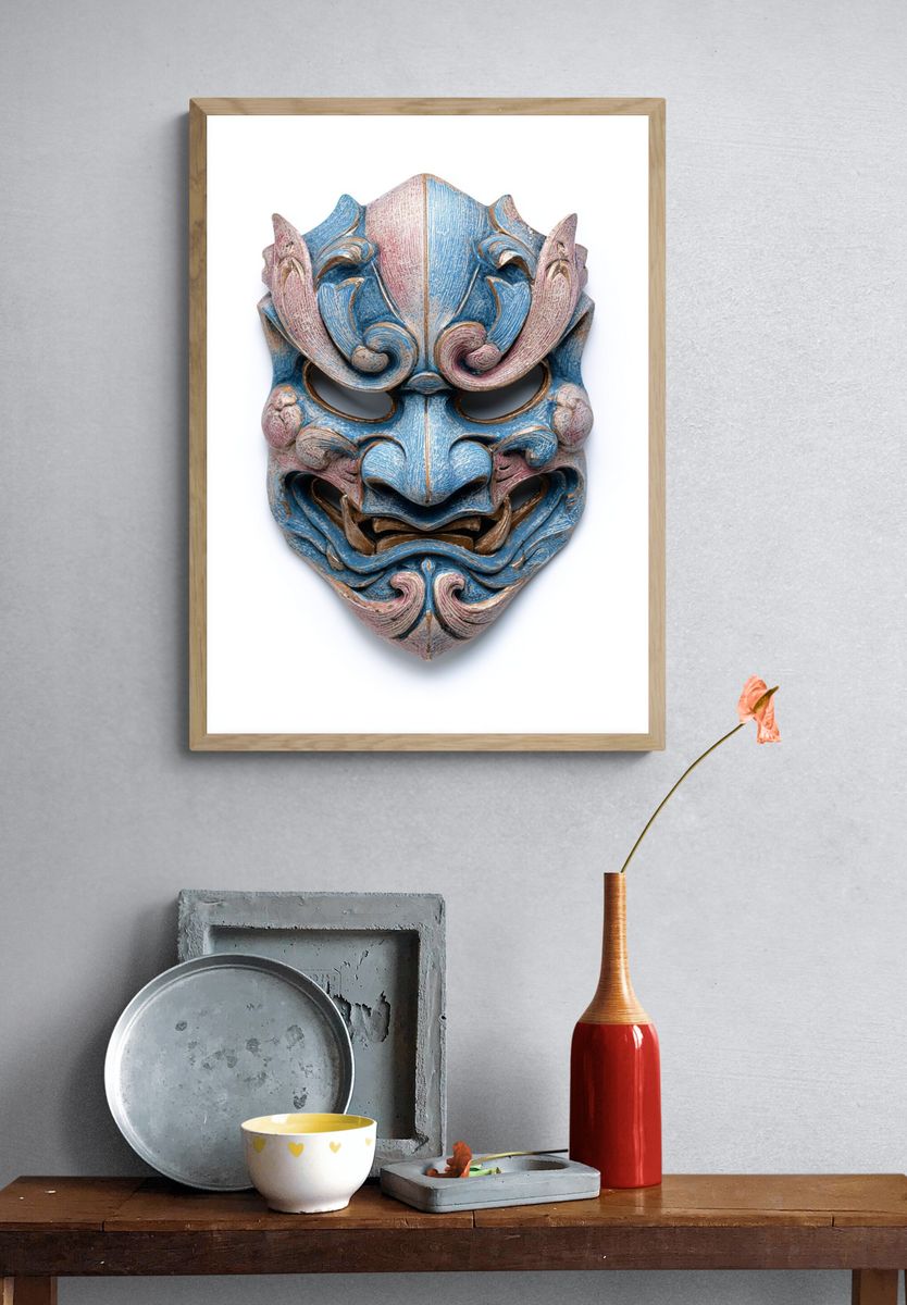Decorative Mask — Art Print. — room view 3