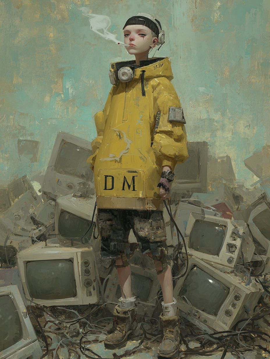 Urban Youth — Digital Art Print. poster detail