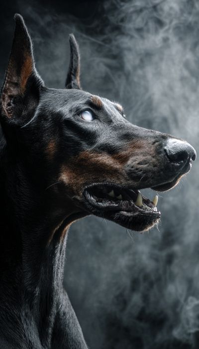 Doberman Portrait — Photography Print. poster print