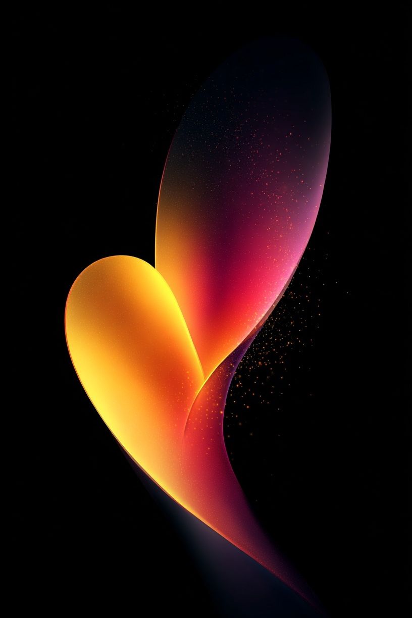 Abstract Heart — Digital Art Print. poster detail