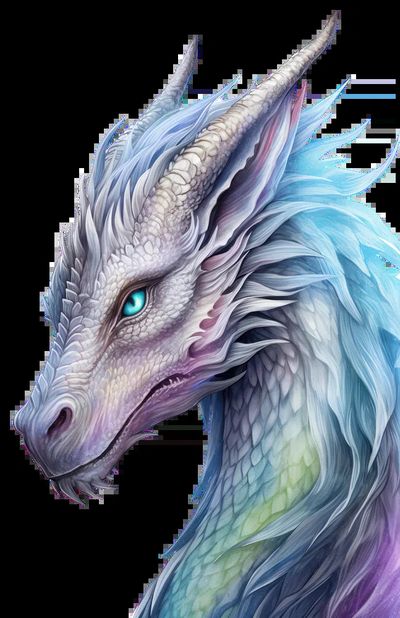 Majestic Dragon — Digital Art Print. poster print