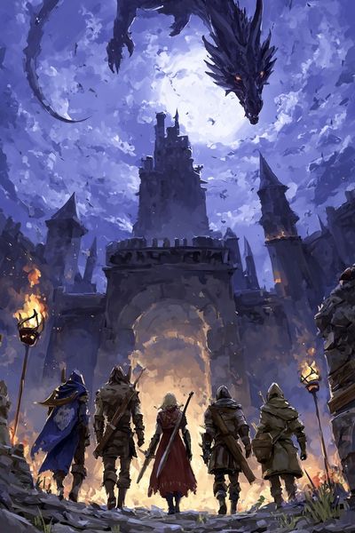 Dragon Encounter — Fantasy Art Print