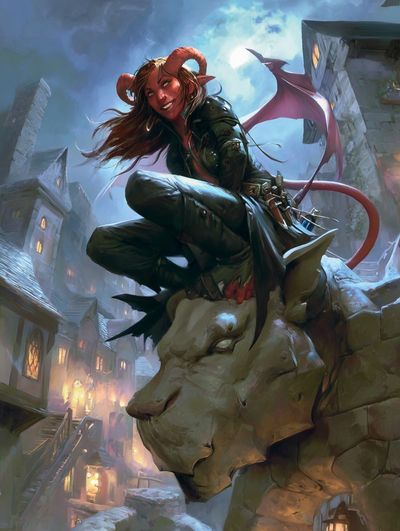 Demon Rogue Fantasy Art Print. poster print