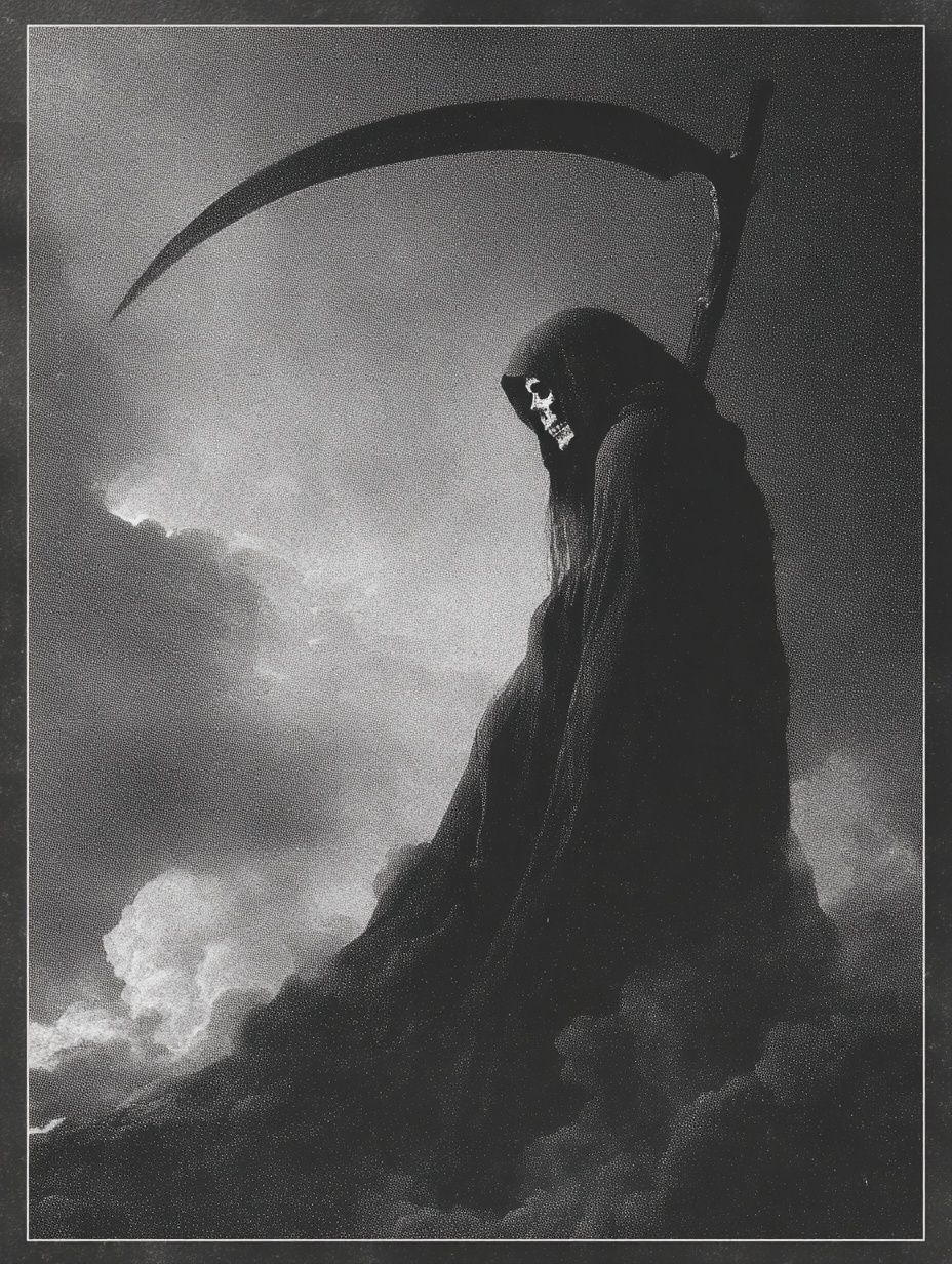 Grim Reaper — Dark Art Poster. poster detail