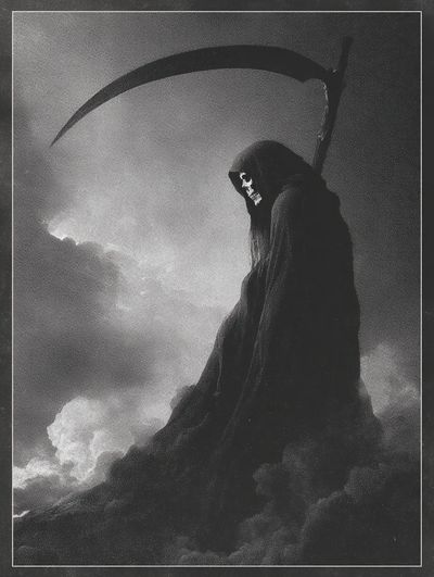 Grim Reaper — Dark Art Poster. poster