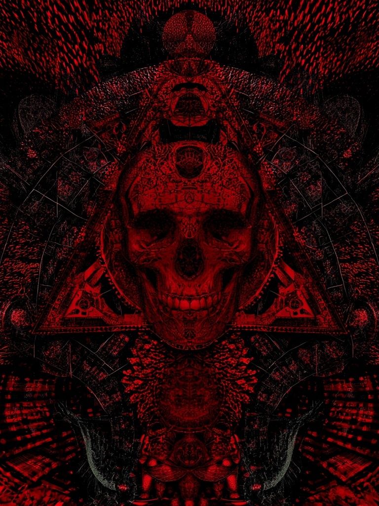 Red Skull — Dark Art Print. poster detail