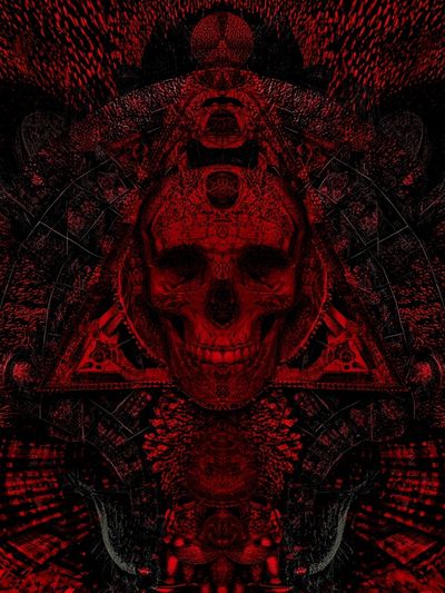 Red Skull — Dark Art Print. poster