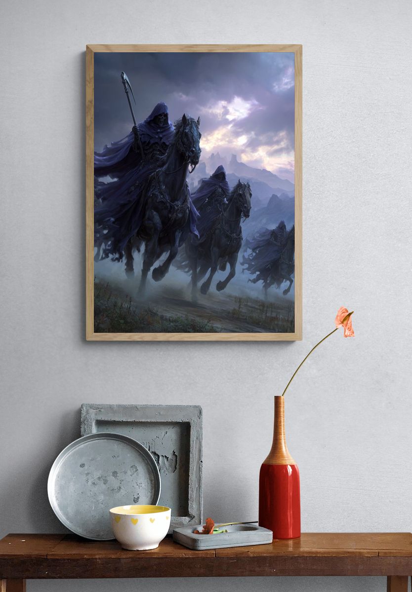 Reaper Cavalry Fantasy Print. — room view 3