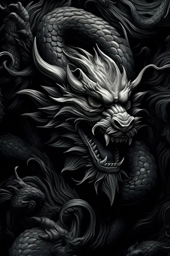 Majestic Dragon — Fine Art Print. poster — fine-art art