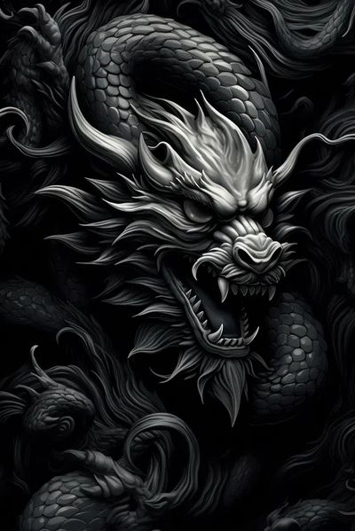 Majestic Dragon — Fine Art Print. poster print