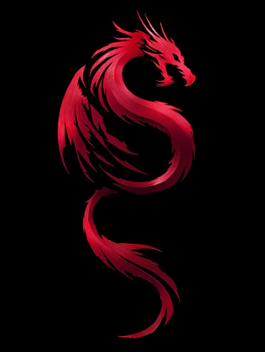 Red Dragon — Illustration Print. poster detail