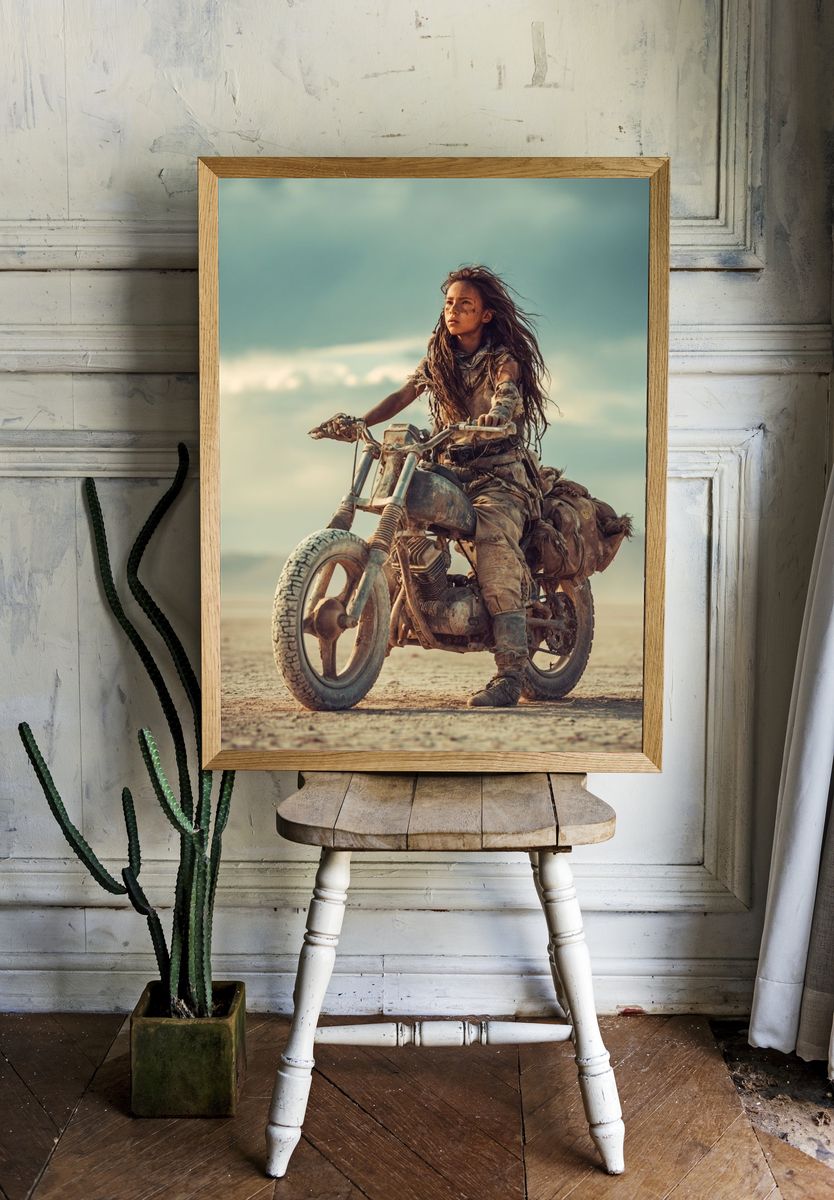 Desert Rider Cinematic Poster. — room view 1