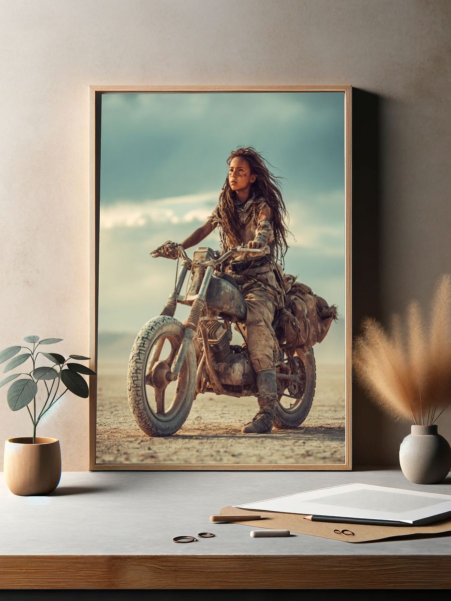 Desert Rider Cinematic Poster. — room view 2