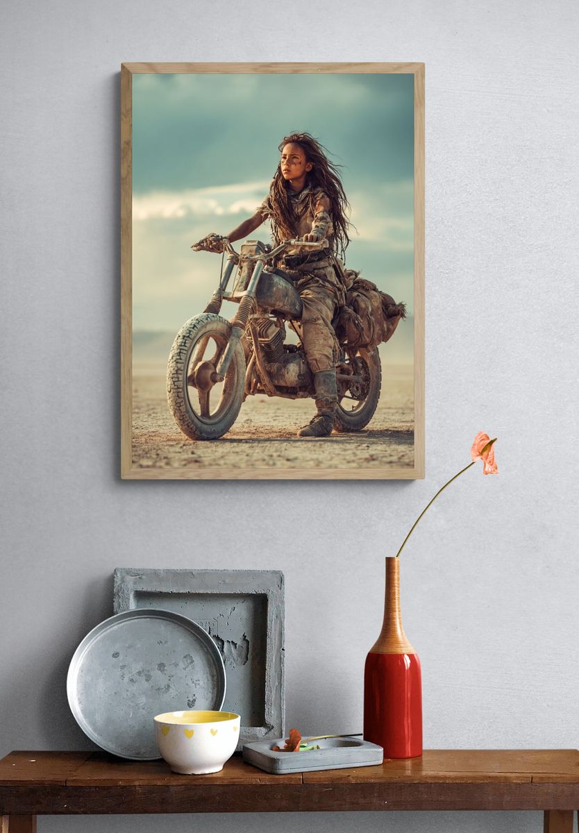 Desert Rider Cinematic Poster. — room view 3