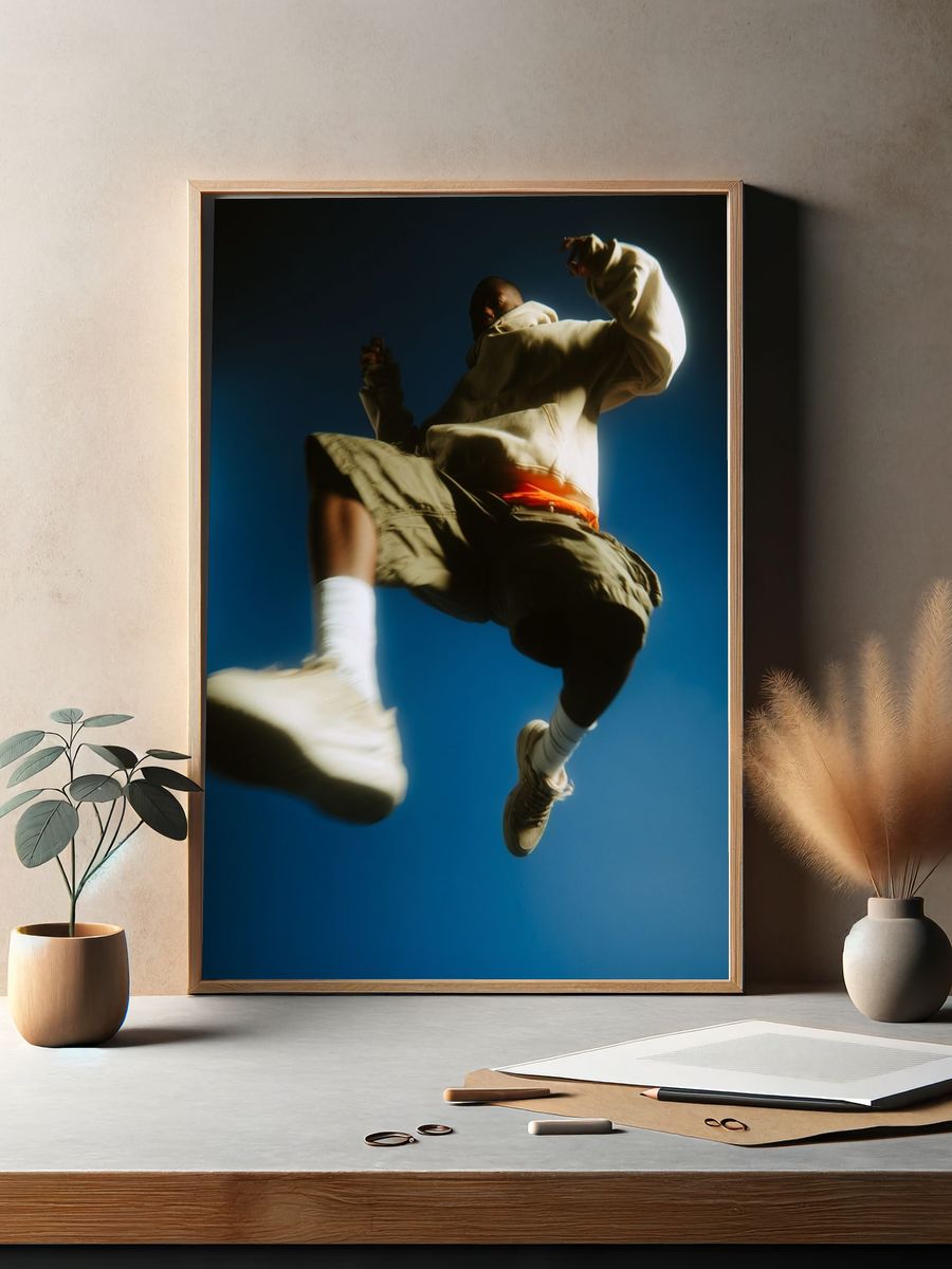 Dynamic Street Style Photography Poster. — room view 2
