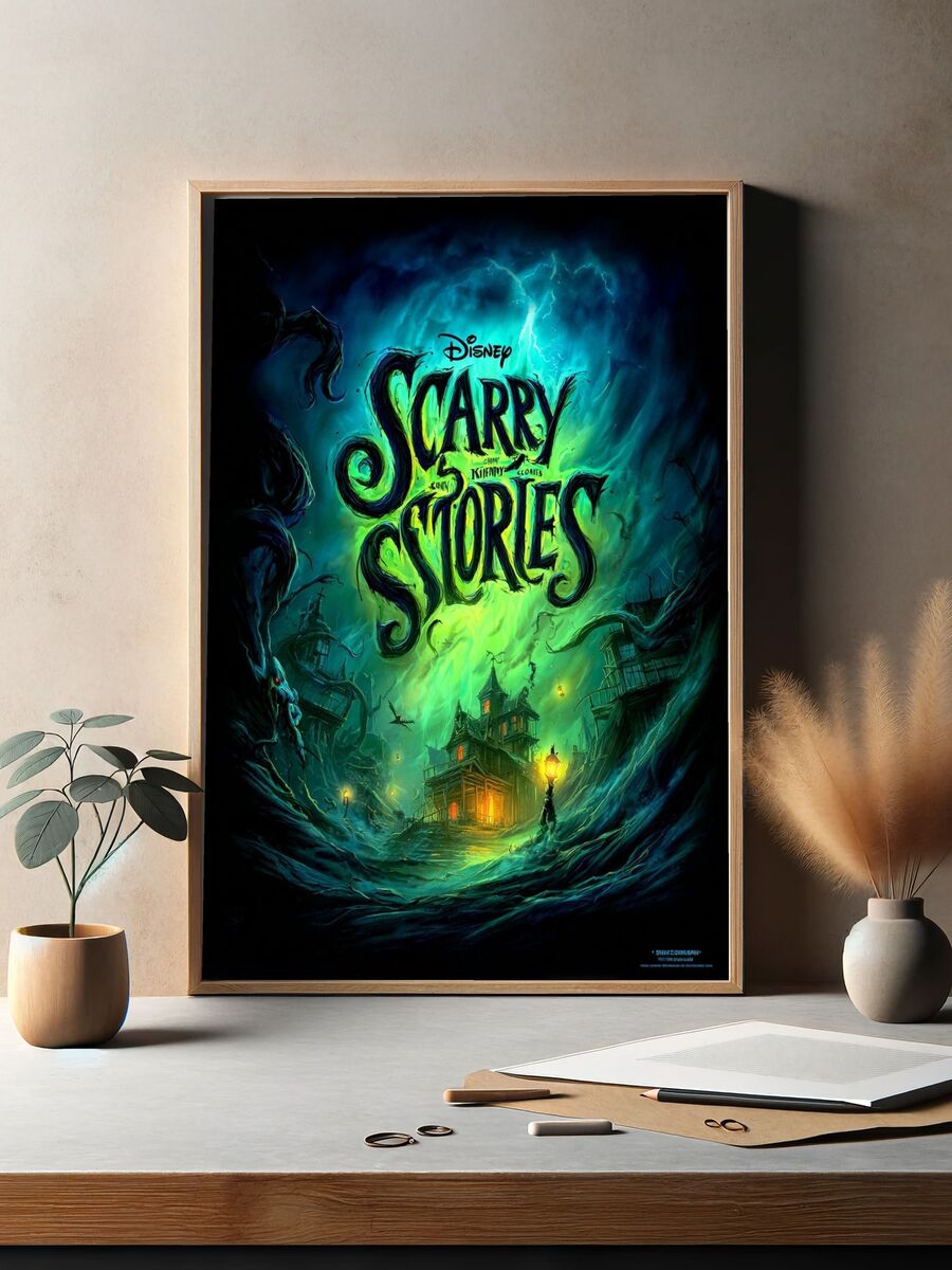 Disney Scary Stories Poster. — room view 2