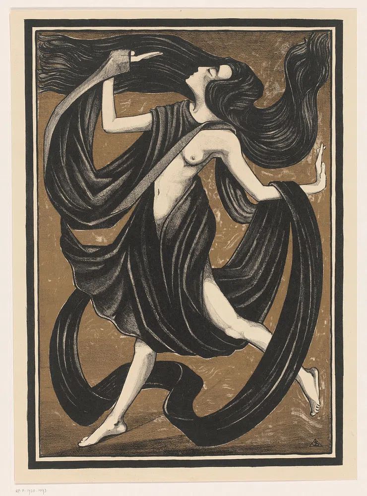 Dancing Woman — Fine Art Print. poster detail