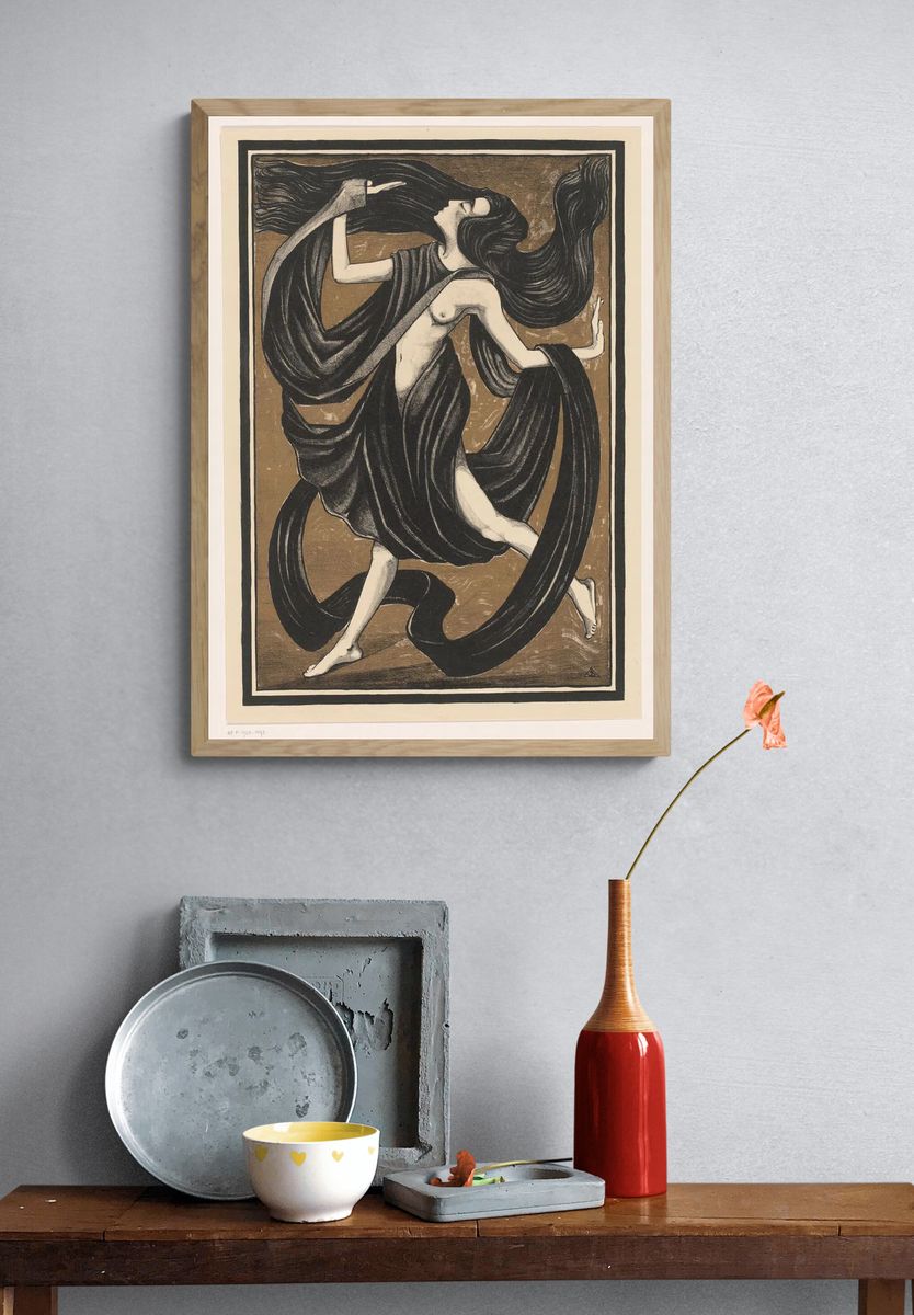 Dancing Woman — Fine Art Print. — room view 3