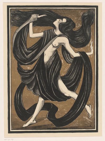 Dancing Woman — Fine Art Print. poster print
