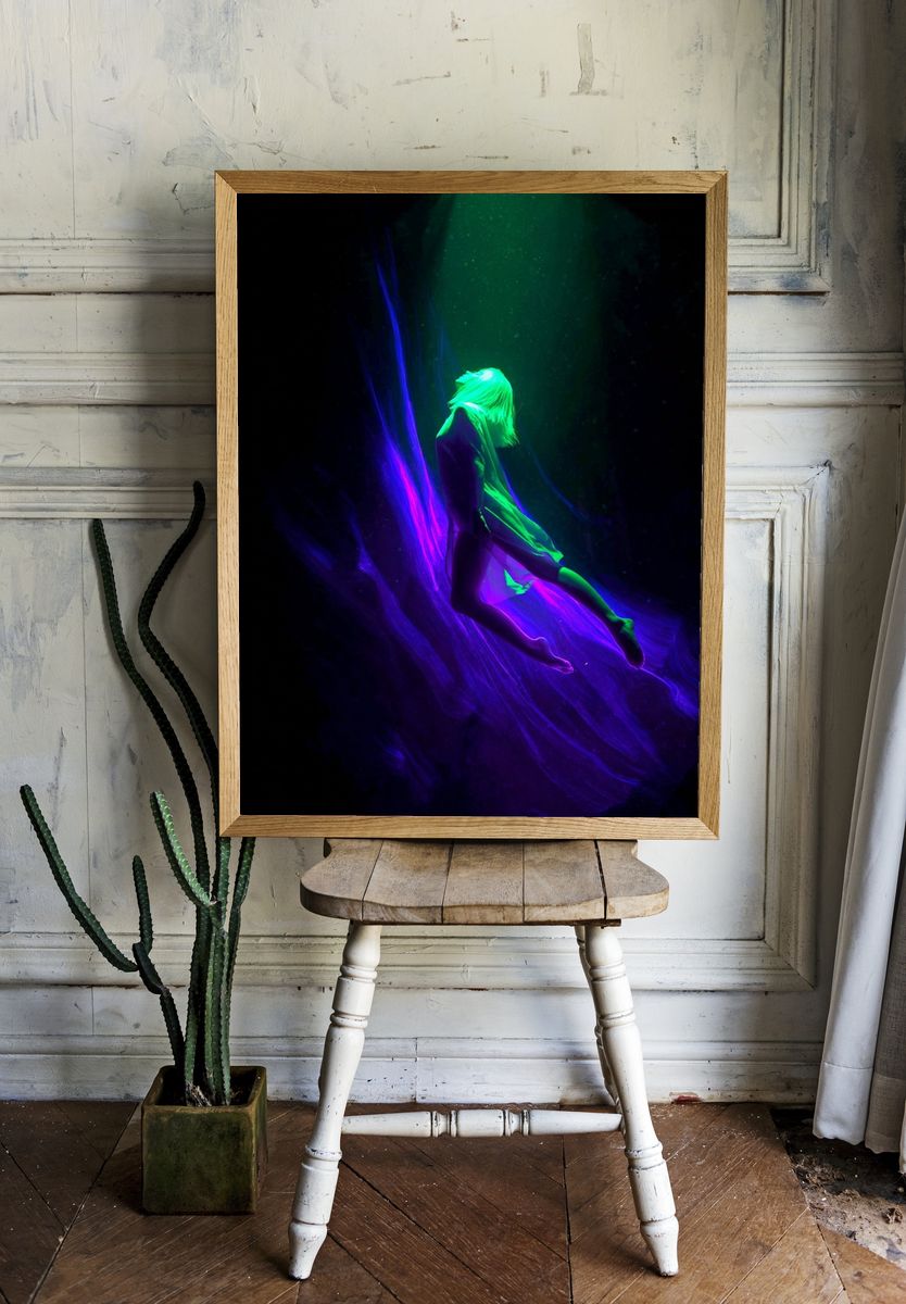 Ethereal Dancer — Fine Art Print. — room view 1